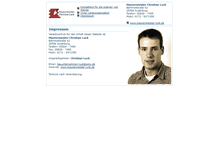 Tablet Screenshot of maurermeister-luck.de